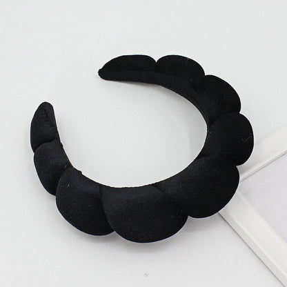 Basic Modern Style Solid Color Cloth Hair Band