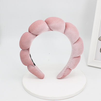 Basic Modern Style Solid Color Cloth Hair Band