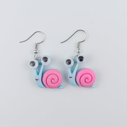 Wholesale Jewelry Cute Animal Plastic Drop Earrings