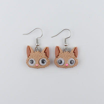 Wholesale Jewelry Cute Animal Plastic Drop Earrings