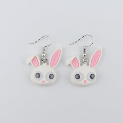 Wholesale Jewelry Cute Animal Plastic Drop Earrings