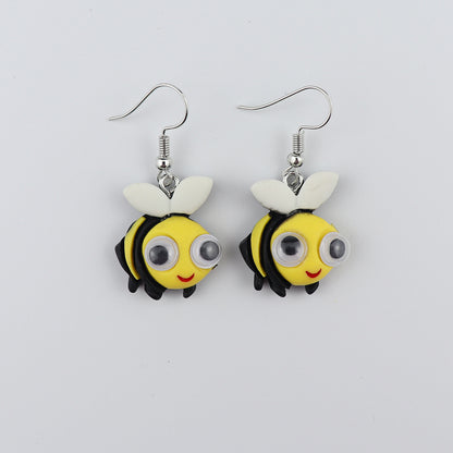 Wholesale Jewelry Cute Animal Plastic Drop Earrings