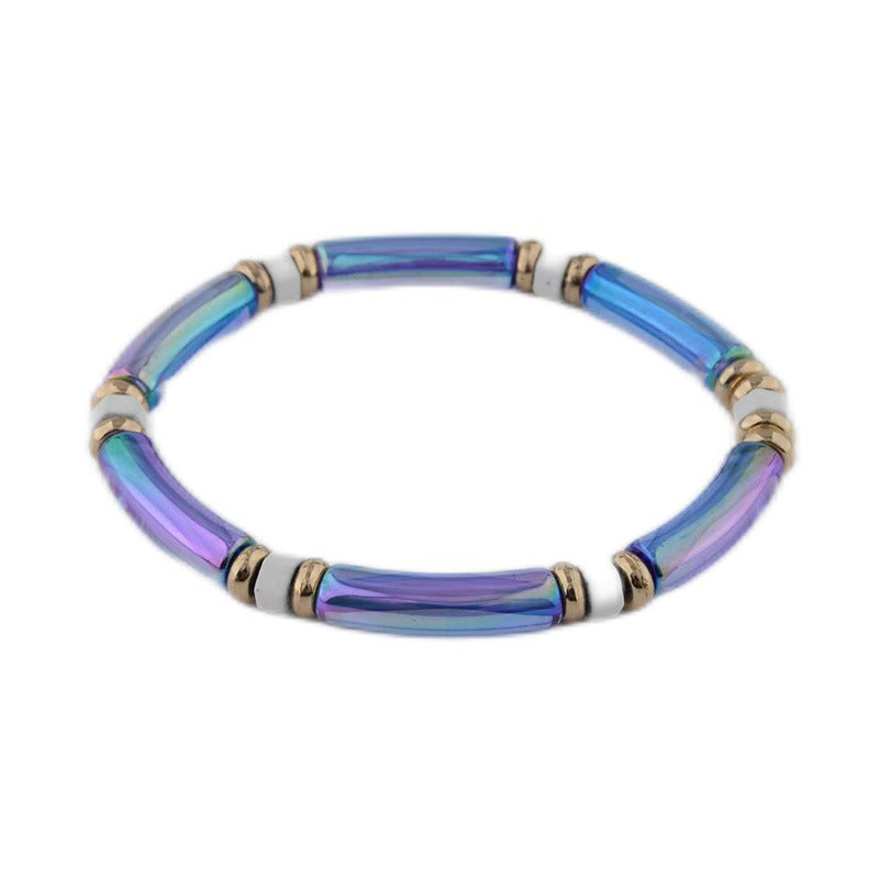 Retro Round Metal Beaded Women's Bracelets