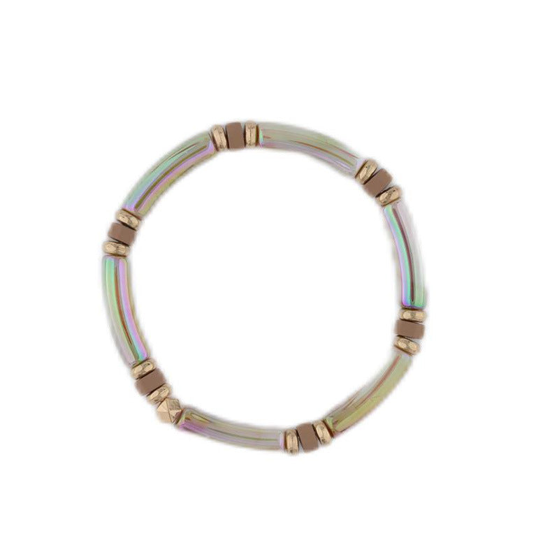 Retro Round Metal Beaded Women's Bracelets