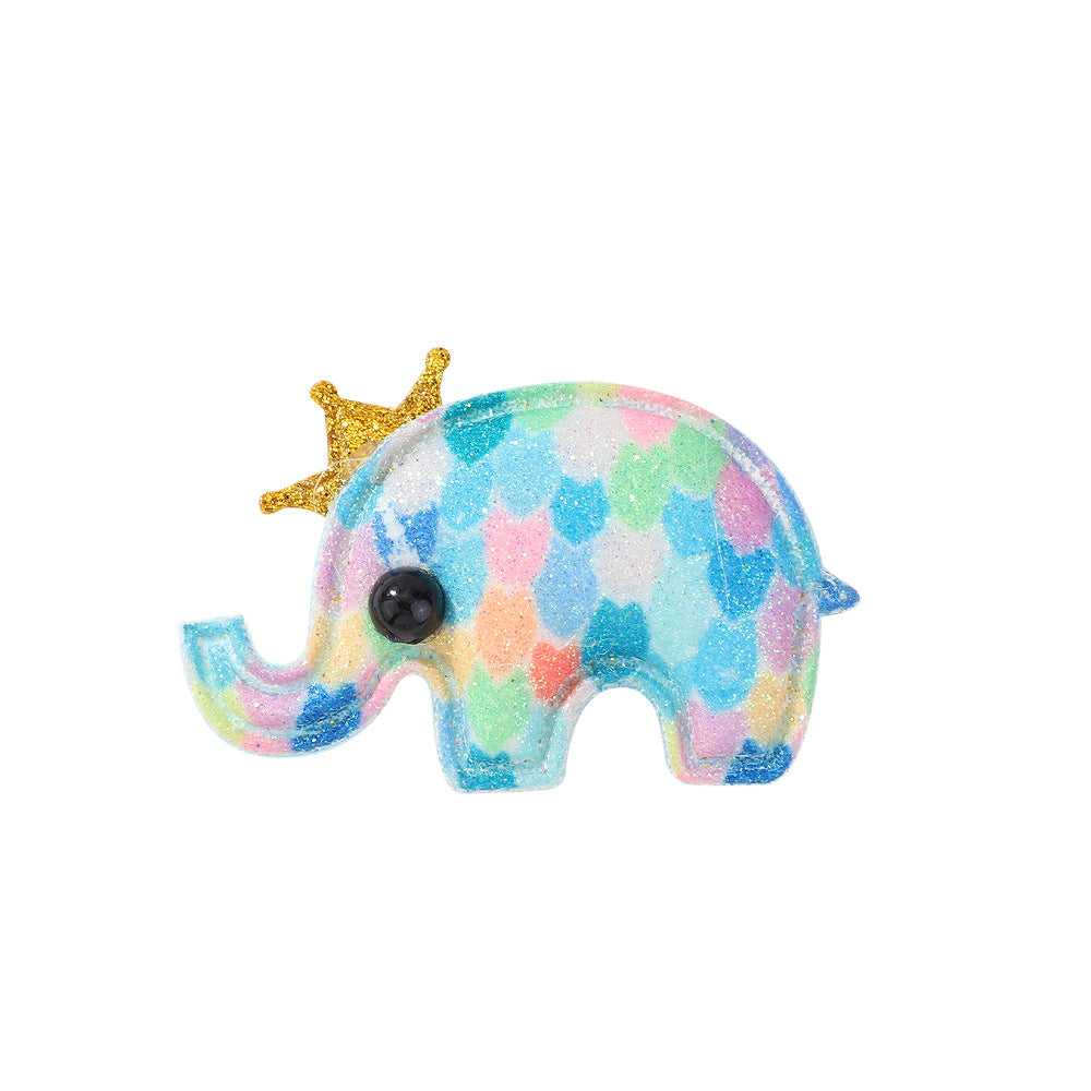 Cute Elephant Cloth Hair Clip