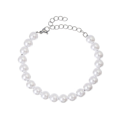 Vacation Solid Color Imitation Pearl Wholesale Bracelets