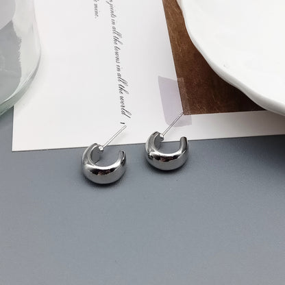 1 Pair Basic Modern Style Geometric Alloy Earrings