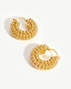 1 Pair Ig Style Simple Style Solid Color Plating Copper Earrings