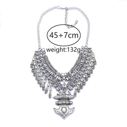 Exaggerated Irregular Alloy Plating Women's Pendant Necklace