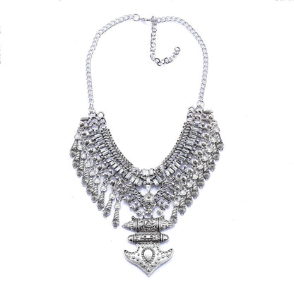 Exaggerated Irregular Alloy Plating Women's Pendant Necklace