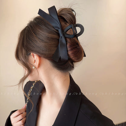 Classic Style Bow Knot Cloth Hair Claws