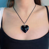 Sweet Streetwear Heart Shape Artificial Crystal Alloy Women's Pendant Necklace