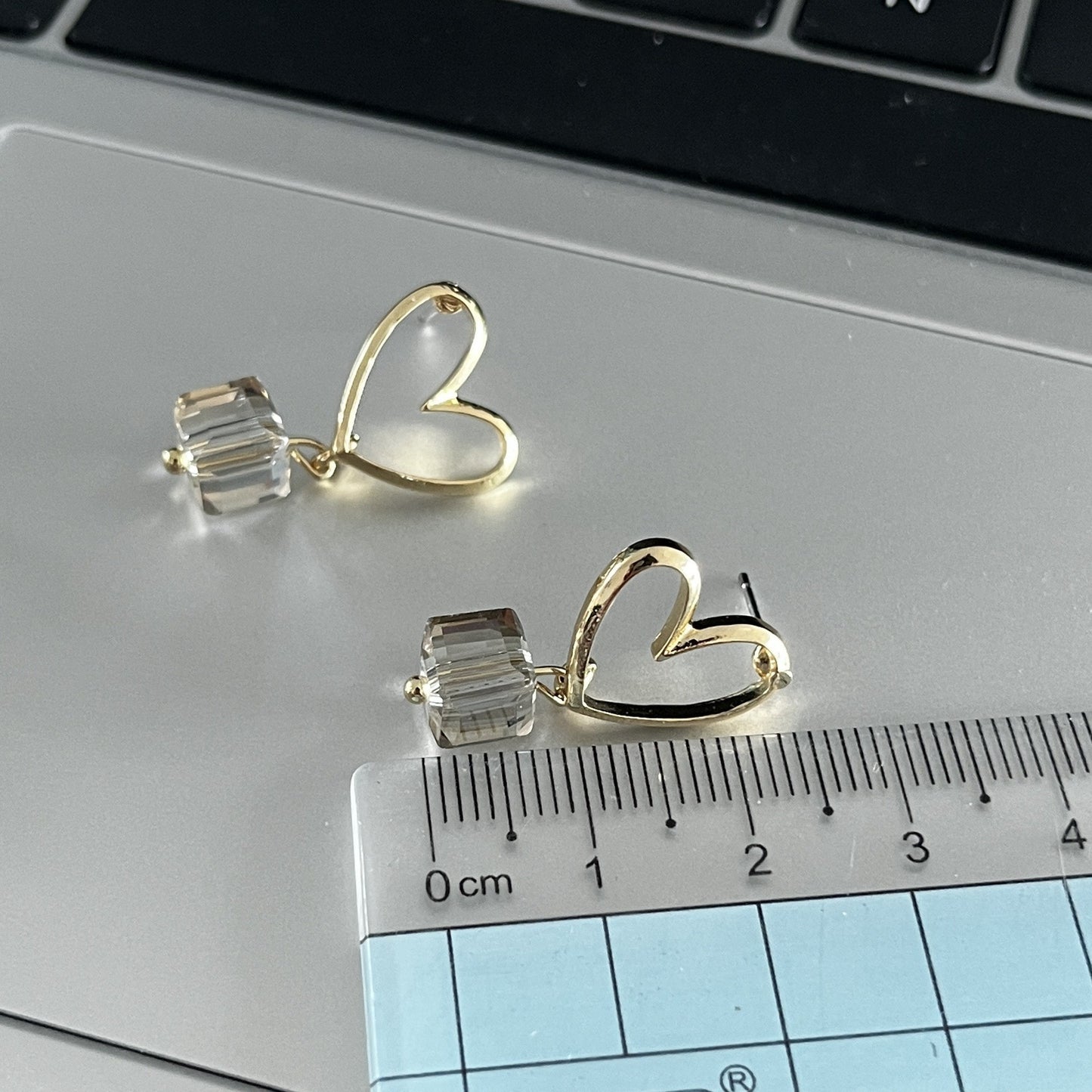 Wholesale Jewelry Cute Sweet Heart Shape Alloy Plating Drop Earrings