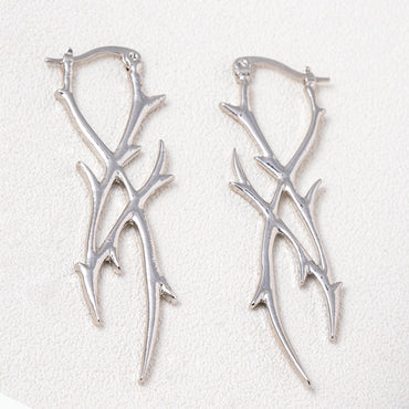 Wholesale Jewelry Novelty Streetwear Plant Alloy Irregular Ear Studs