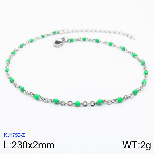 Fashion Round Stainless Steel Women's Anklet