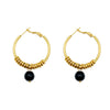 1 Pair Simple Style Solid Color Plating Stainless Steel 14k Gold Plated Drop Earrings