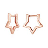 1 Pair Classical Star Sterling Silver Ear Studs