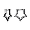 1 Pair Classical Star Sterling Silver Ear Studs