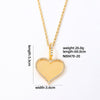 Hip-hop Vintage Style Rock Heart Shape Stainless Steel Alloy Plating Inlay Zircon Gold Plated Silver Plated Pendant Necklace