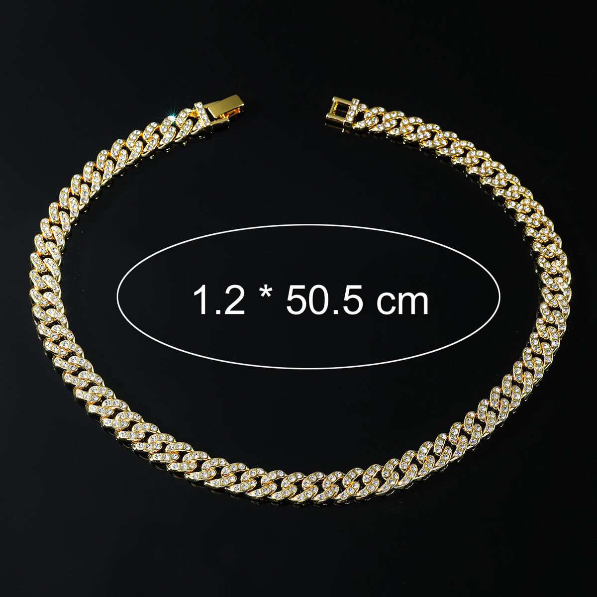 Hip-hop Geometric Zircon Alloy Wholesale Bracelets Necklace