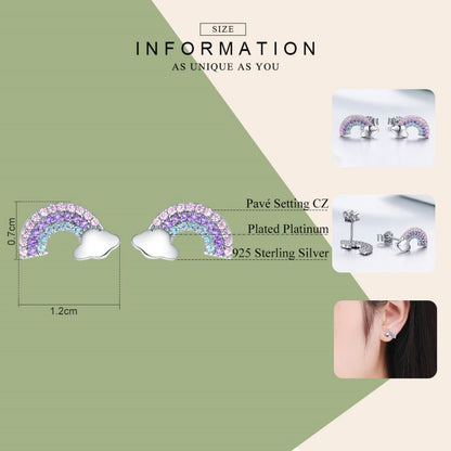 1 Pair Simple Style Dog Flower Inlay Sterling Silver Zircon Ear Studs