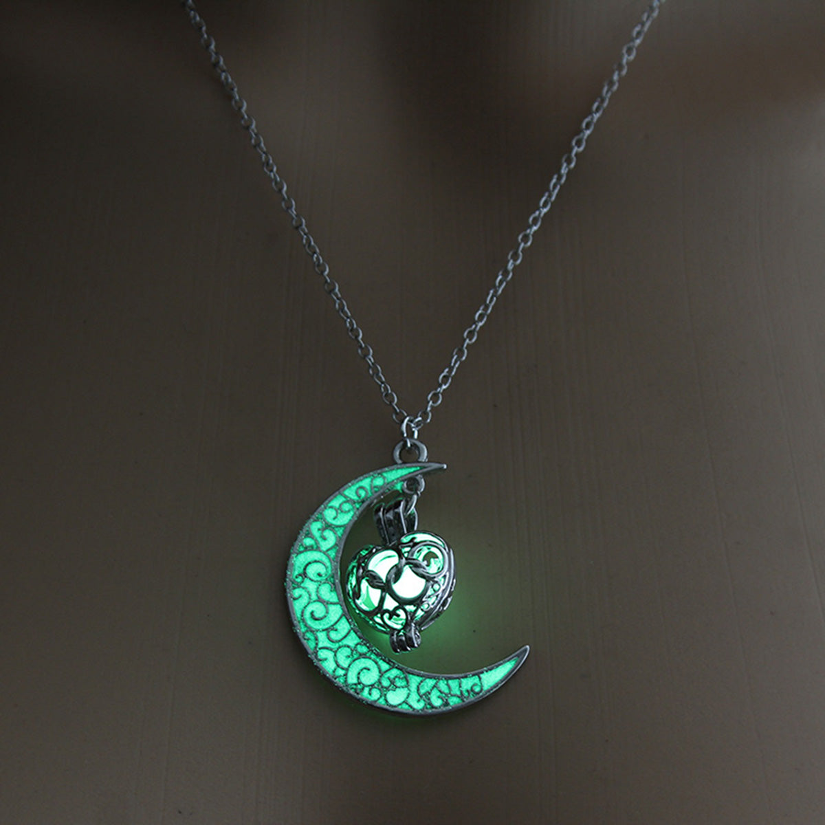 Wholesale Jewelry Luminous Mermaid Pendant Necklace Gooddiy