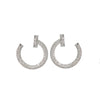 1 Pair Simple Style Geometric Inlay Copper Zircon Ear Studs