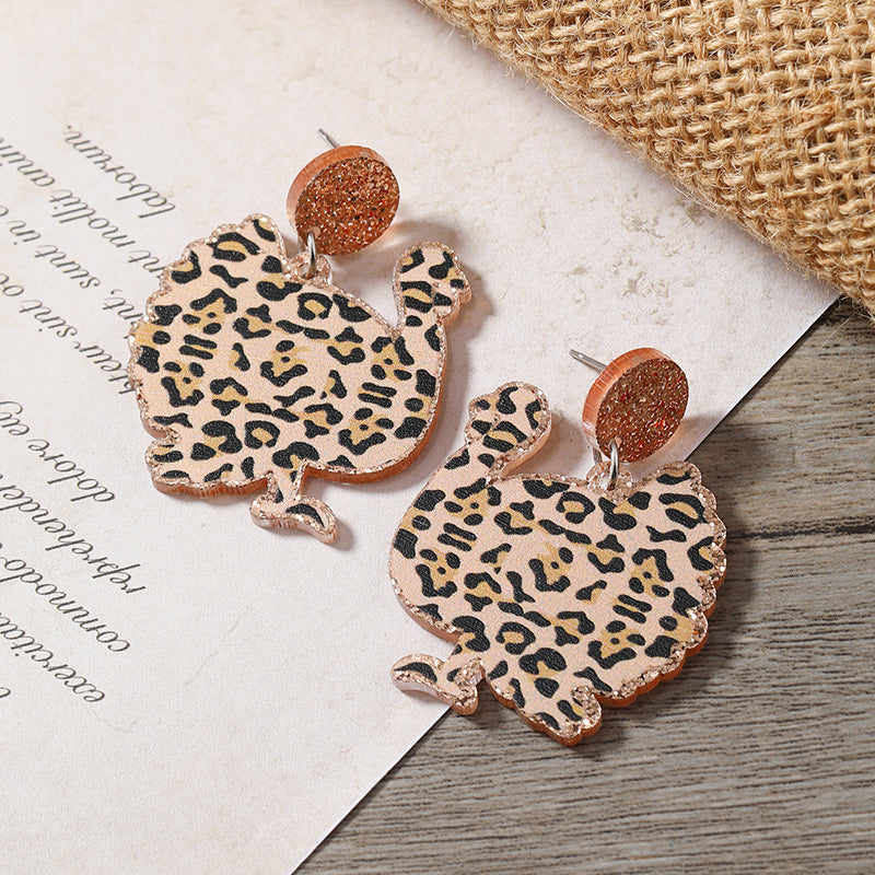 Wholesale Jewelry Cute Cartoon Arylic Drop Earrings