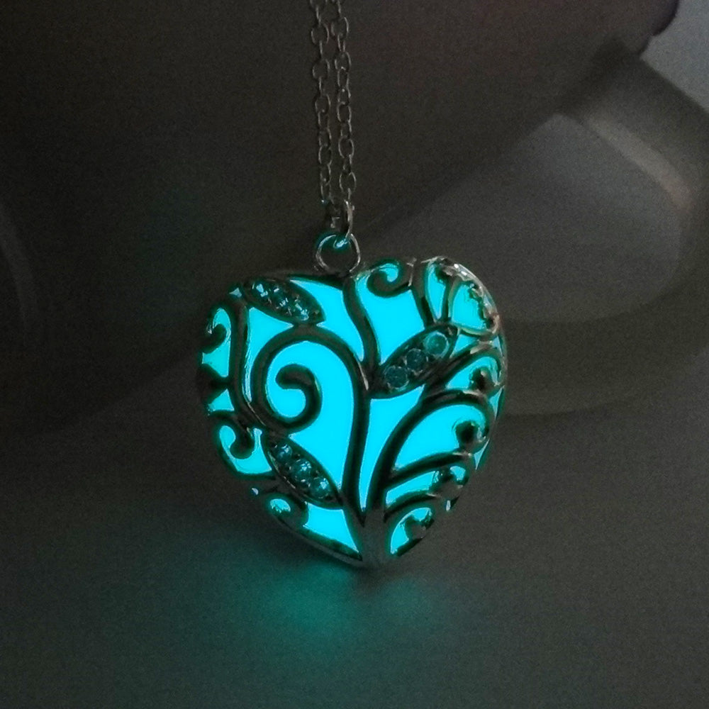 Wholesale Jewelry Luminous Tree Of Life Pendant Necklace Gooddiy