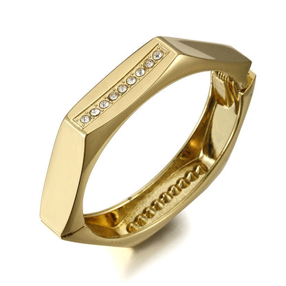 Streetwear Geometric Alloy Plating Women's Bangle