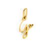 1 Piece Stainless Steel 14K Gold Plated Rose Gold Plated Letter