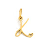 1 Piece Stainless Steel 14K Gold Plated Rose Gold Plated Letter