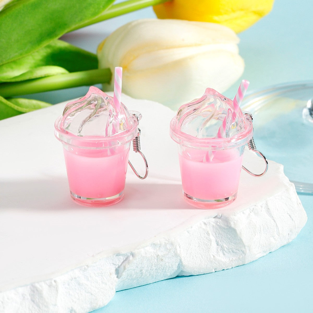 Wholesale Jewelry Ig Style Sweet Ice Cream Plastic Resin Drop Earrings