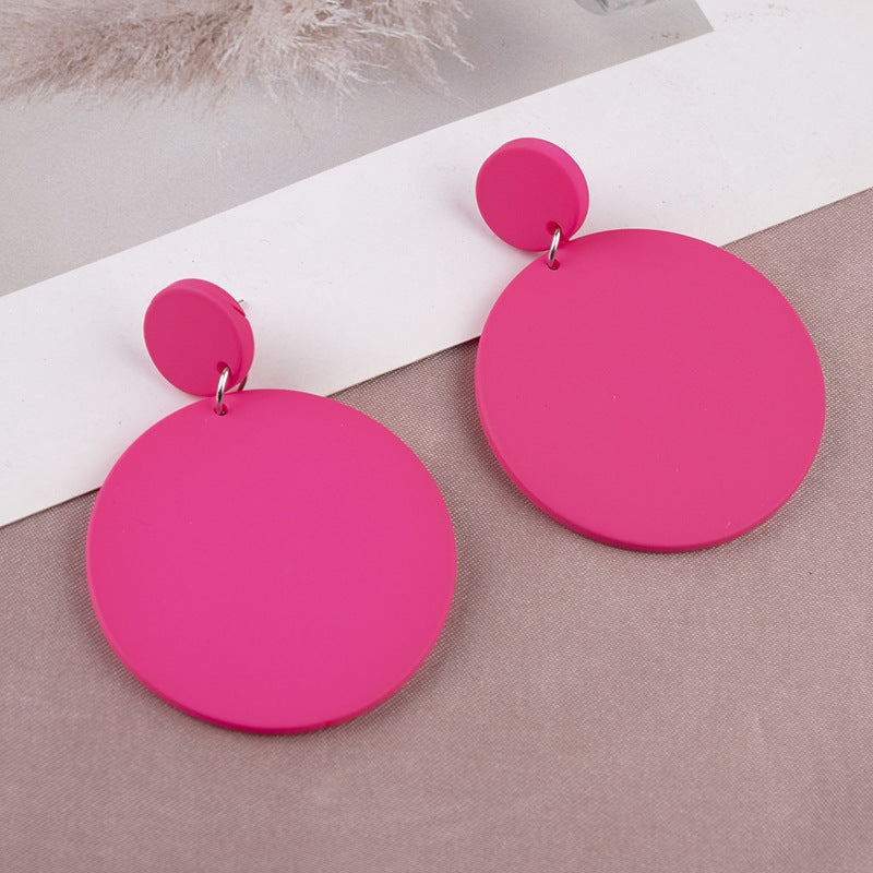 Wholesale Jewelry Simple Style Heart Shape Alloy Patchwork Drop Earrings