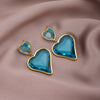 1 Pair Elegant Sweet Heart Shape Plating Inlay Stainless Steel Zircon Drop Earrings