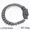 Hip-hop Rock Solid Color Dragon Stainless Steel Plating Bracelets