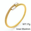 Hip-hop Rock Geometric Solid Color Stainless Steel Plating Bracelets