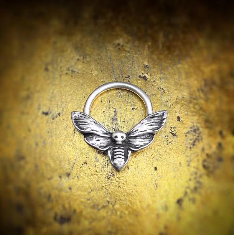 Original Design Vintage Style Bee Alloy Nose Ring In Bulk