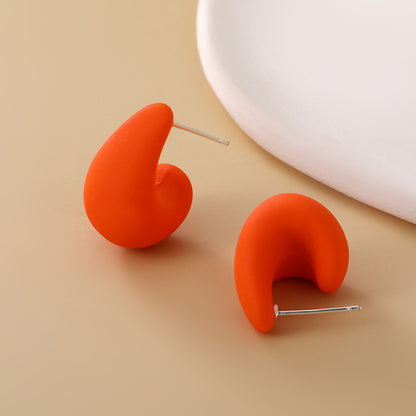 1 Pair Sweet Water Droplets Resin Ear Studs