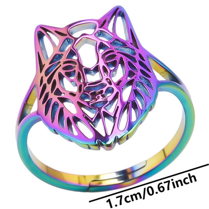 Wholesale Commute Animal Stainless Steel Open Rings