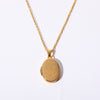 Casual Vacation Simple Style Round Eye Copper Plating 18k Gold Plated Pendant Necklace