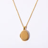 Casual Vacation Simple Style Round Eye Copper Plating 18k Gold Plated Pendant Necklace