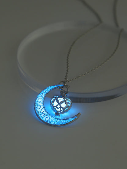 Wholesale Jewelry Luminous Mermaid Pendant Necklace Gooddiy