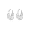 1 Piece Simple Style Geometric Plating Sterling Silver Earrings