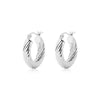 1 Piece Simple Style Geometric Plating Sterling Silver Earrings