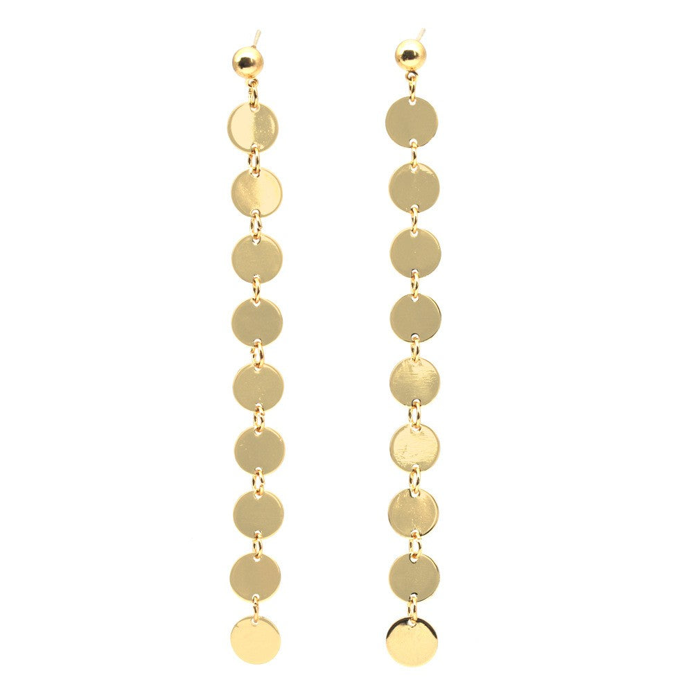 1 Pair Elegant Modern Style Irregular Irregular Plating Alloy Gold Plated Drop Earrings