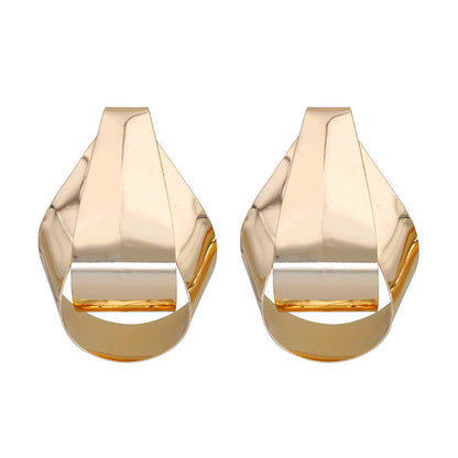 1 Pair Elegant Modern Style Irregular Irregular Plating Alloy Gold Plated Drop Earrings