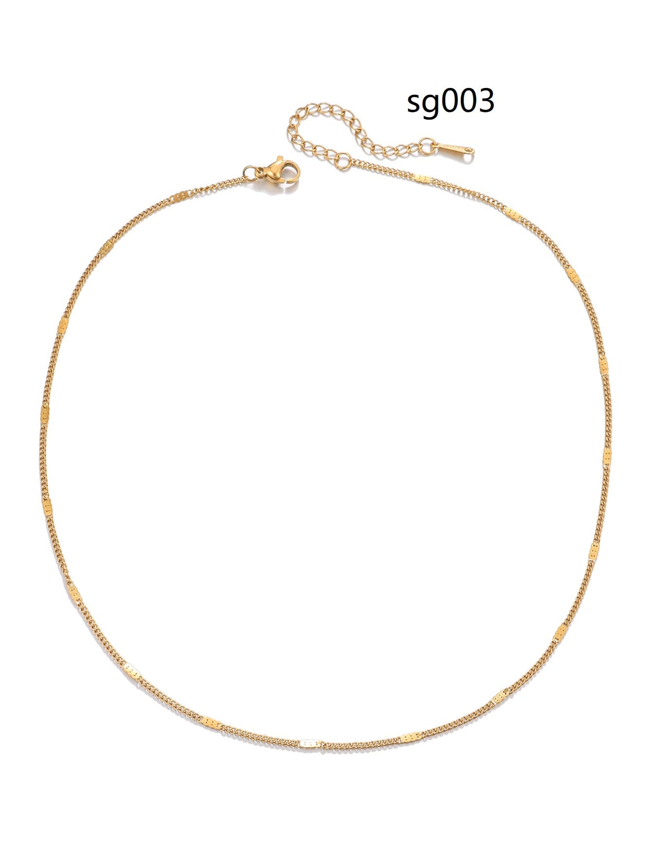 Simple Style Solid Color Stainless Steel Copper 18k Gold Plated Silver Plated Necklace In Bulk