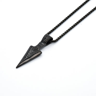 Punk Simple Style Classic Style Arrow Stainless Steel Plating Chain 18k Gold Plated Unisex Pendant Necklace