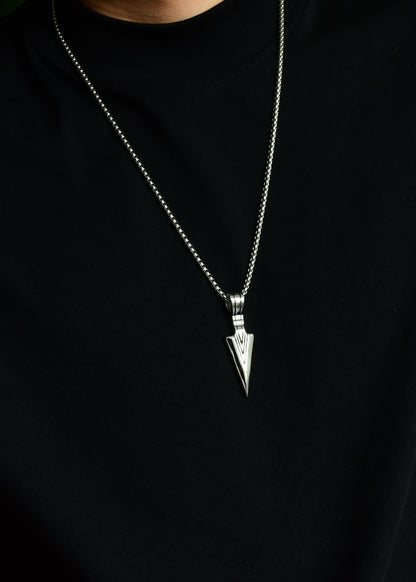 Punk Simple Style Classic Style Arrow Stainless Steel Plating Chain 18k Gold Plated Unisex Pendant Necklace